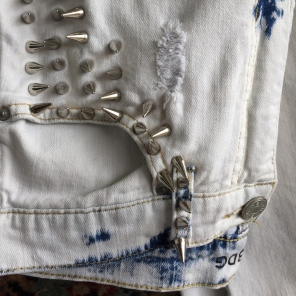 Urban Outfitt BDG Spike Twig Jeans Bleached Skinny - Picture 7 of 8